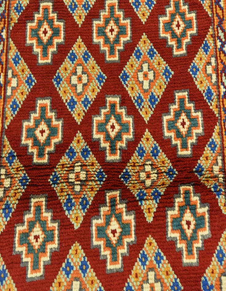 Detail image of  3' 4 x 5' 2  Hand Knotted Balouch Rug