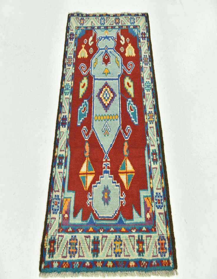 Detail image of  2' 7 x 4' 4  Hand Knotted Balouch Rug