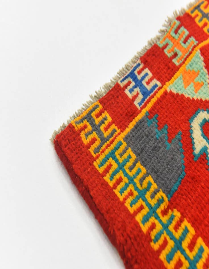 Detail image of  2' 8 x 4'  Hand Knotted Balouch Rug