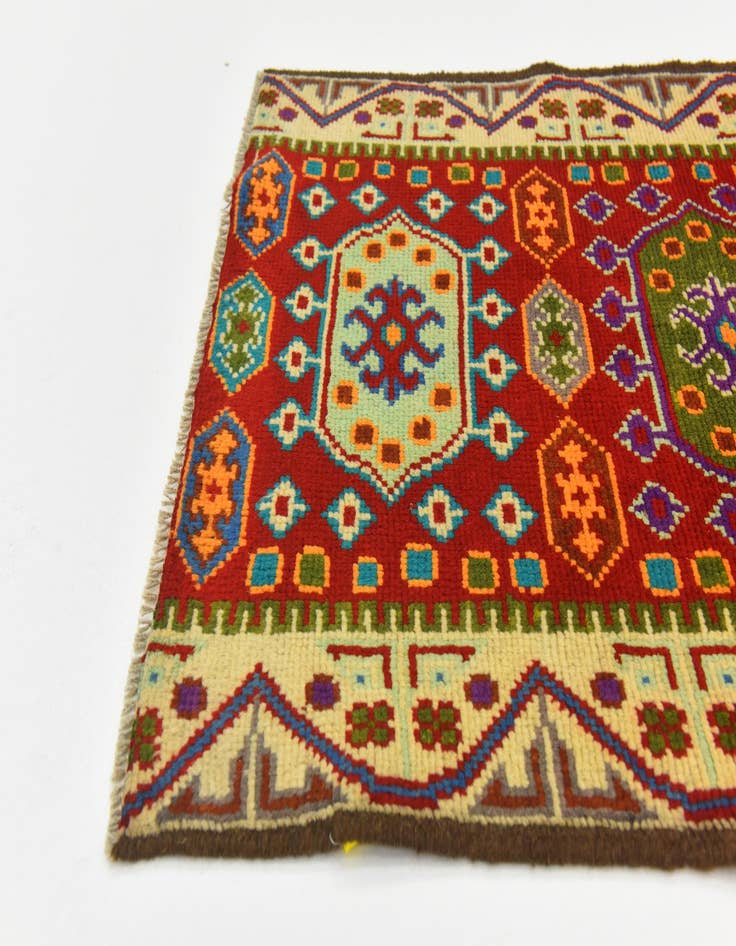 Detail image of  2' 6 x 4' 1  Hand Knotted Balouch Rug