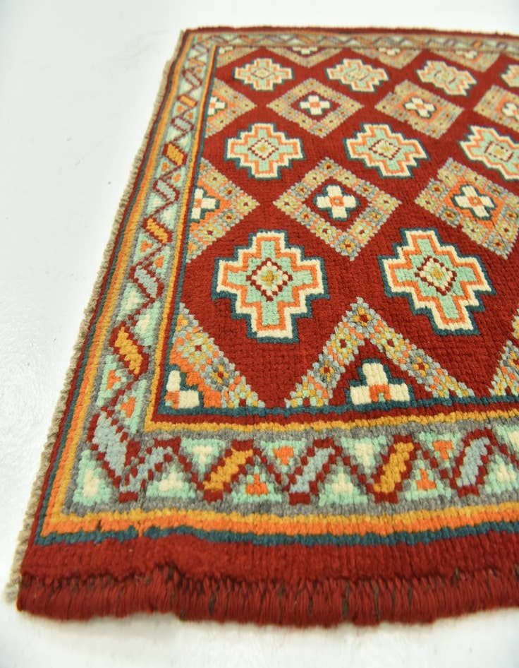 Detail image of  2' 7 x 3' 10  Hand Knotted Balouch Rug
