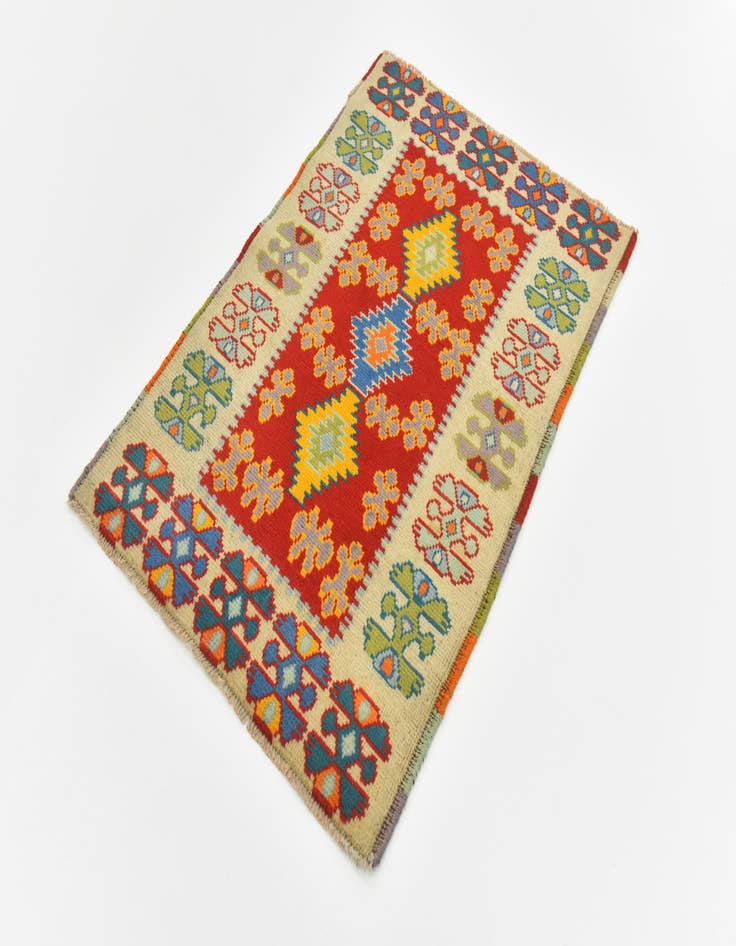 Detail image of  2' 8 x 4'  Hand Knotted Balouch Rug