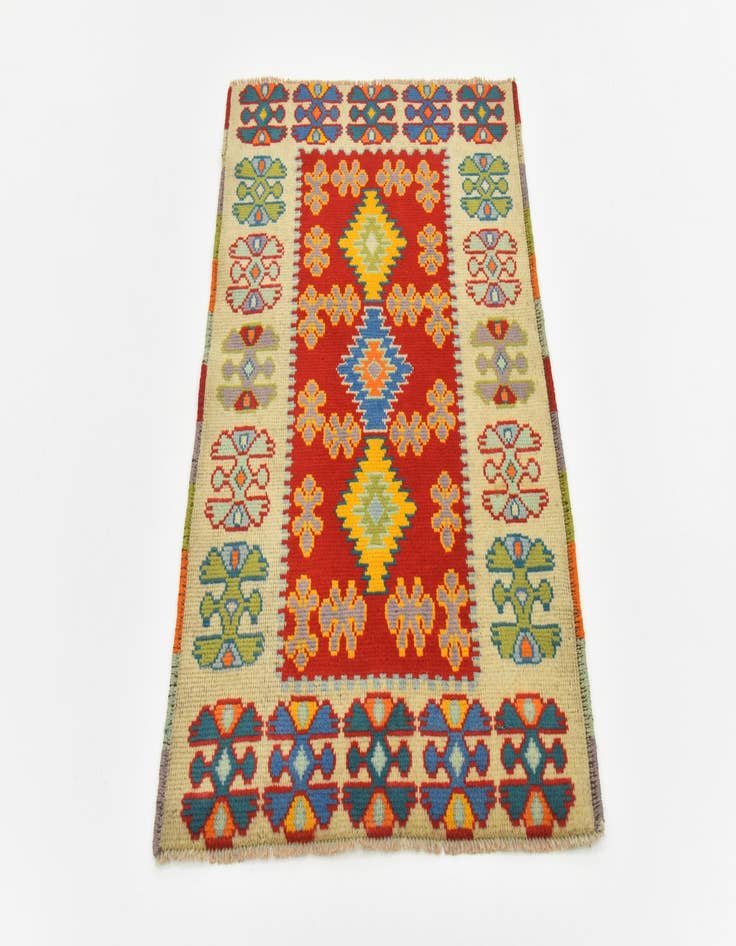 Detail image of  2' 8 x 4'  Hand Knotted Balouch Rug