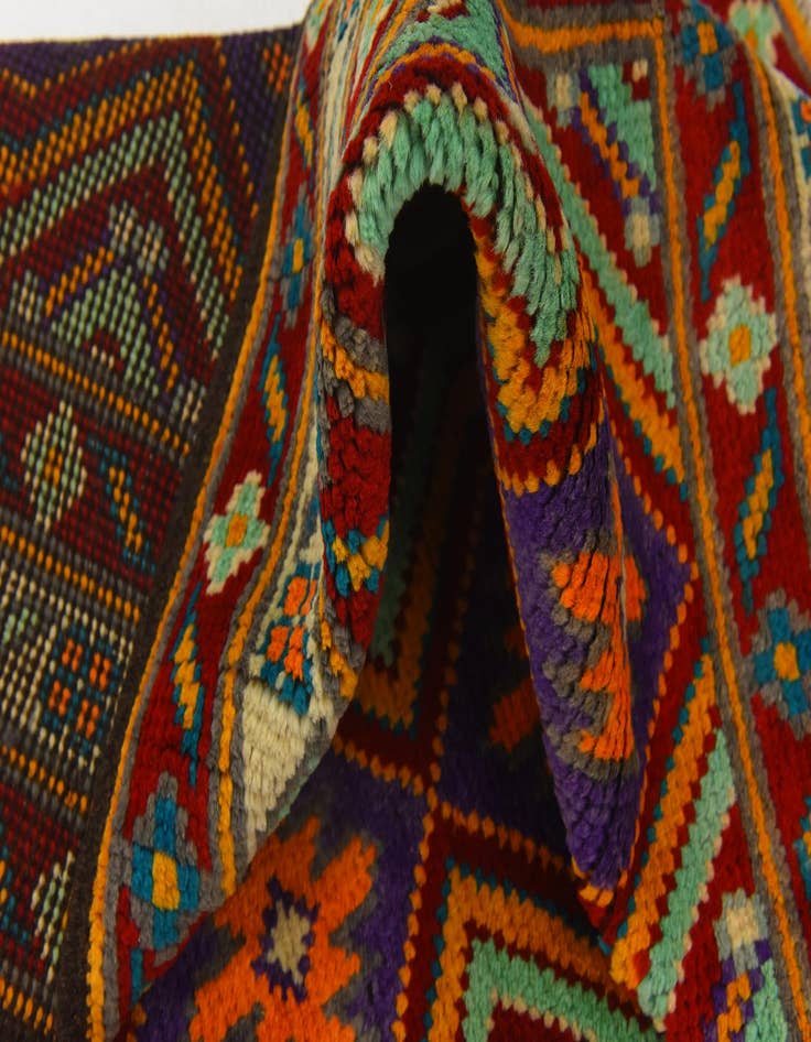 Detail image of  3' 4 x 5' 1  Hand Knotted Balouch Wool Rug