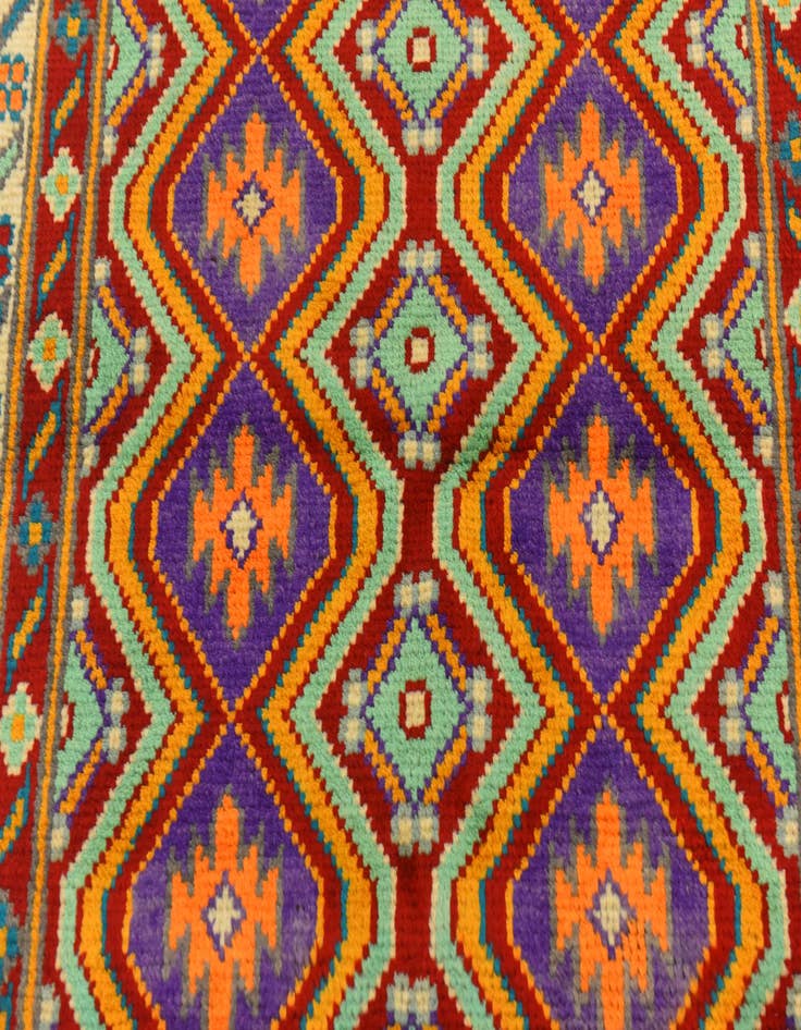 Detail image of  3' 4 x 5' 1  Hand Knotted Balouch Wool Rug