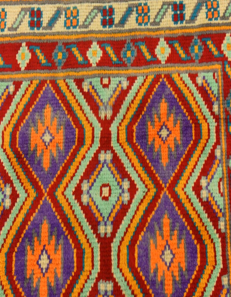 Detail image of  3' 4 x 5' 1  Hand Knotted Balouch Wool Rug