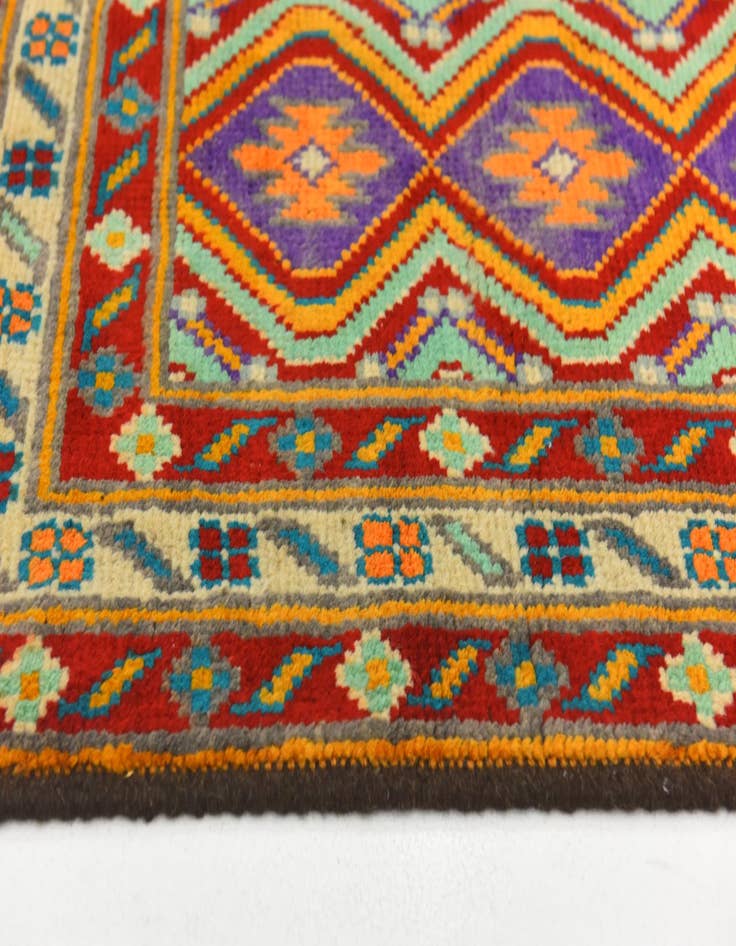 Detail image of  3' 4 x 5' 1  Hand Knotted Balouch Wool Rug