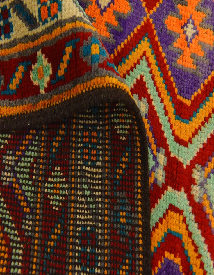Detail image of  3' 4 x 5' 1  Hand Knotted Balouch Wool Rug