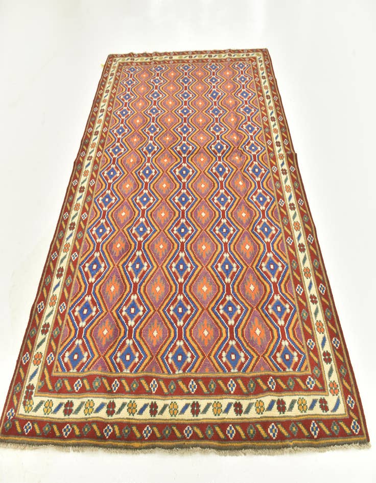 Detail image of  6' 1 x 7' 10  Hand Knotted Balouch Rug