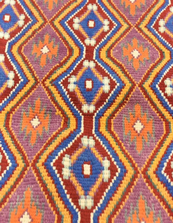 Detail image of  6' 1 x 7' 10  Hand Knotted Balouch Rug