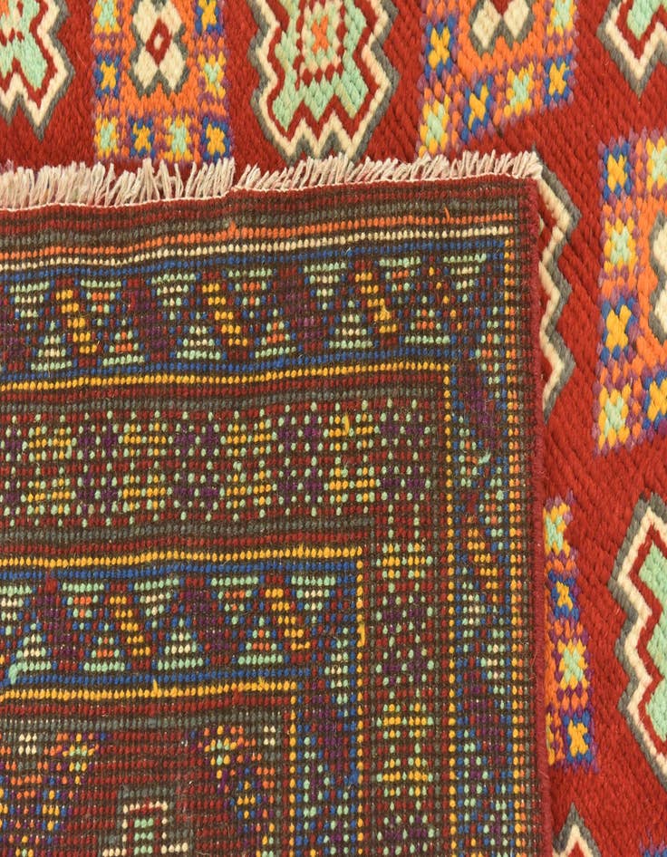 Detail image of  5' 6 x 7' 8  Hand Knotted Balouch Rug