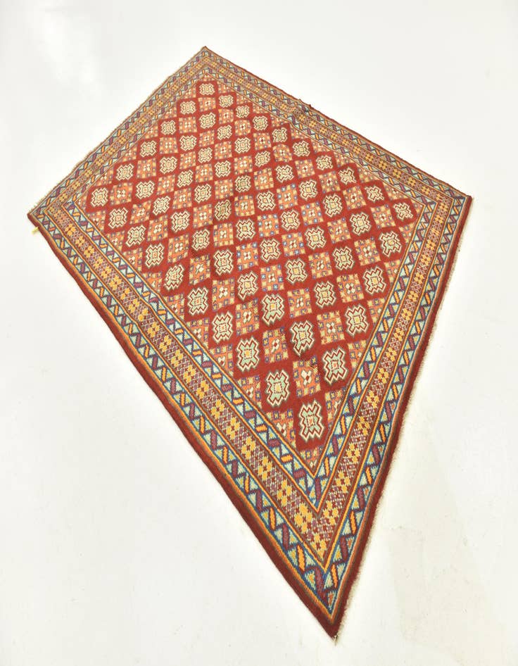 Detail image of  5' 6 x 7' 8  Hand Knotted Balouch Rug