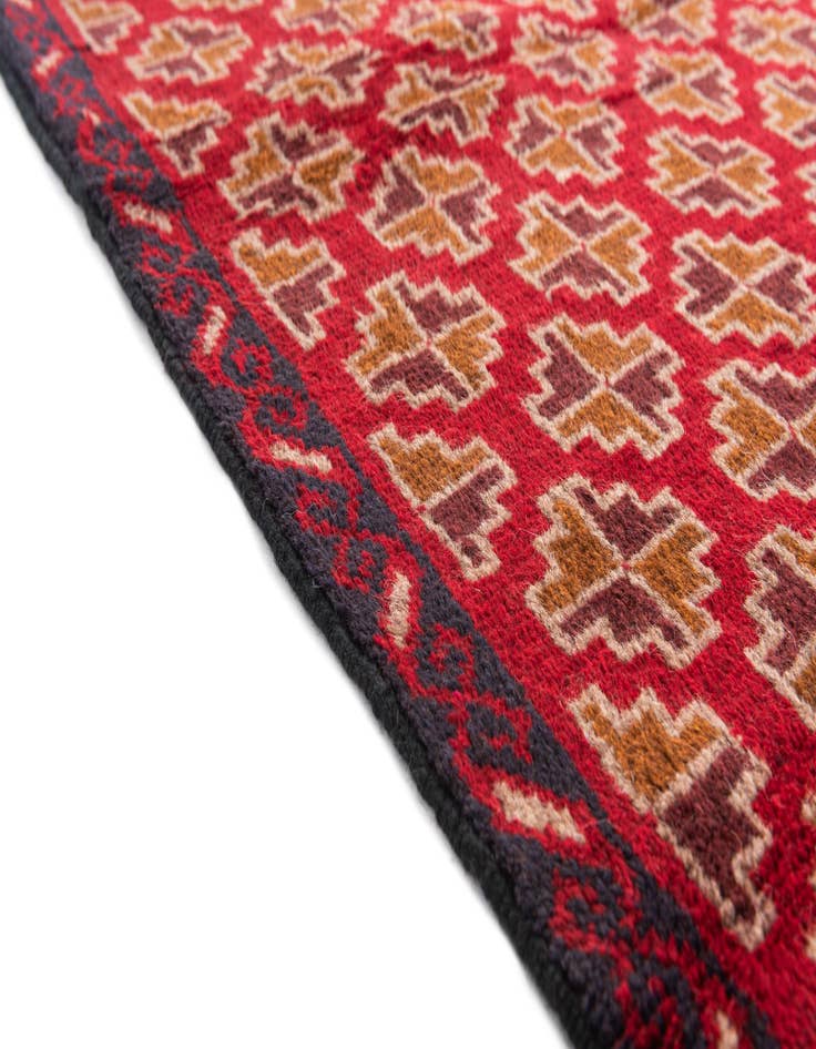 Detail image of  3' x 4' 9  Hand Knotted Balouch Persian Wool Rug
