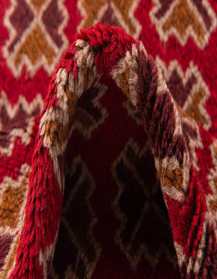 Detail image of  3' x 4' 9  Hand Knotted Balouch Persian Wool Rug