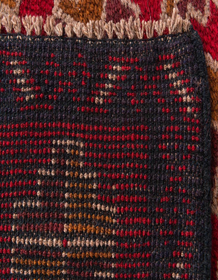 Detail image of  3' x 4' 9  Hand Knotted Balouch Persian Wool Rug