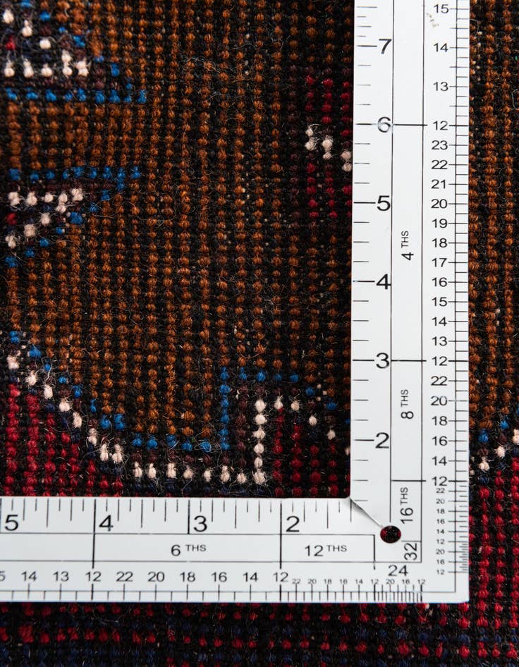 Detail image of  2' 10 x 4' 5  Hand Knotted Balouch Persian Wool Rug