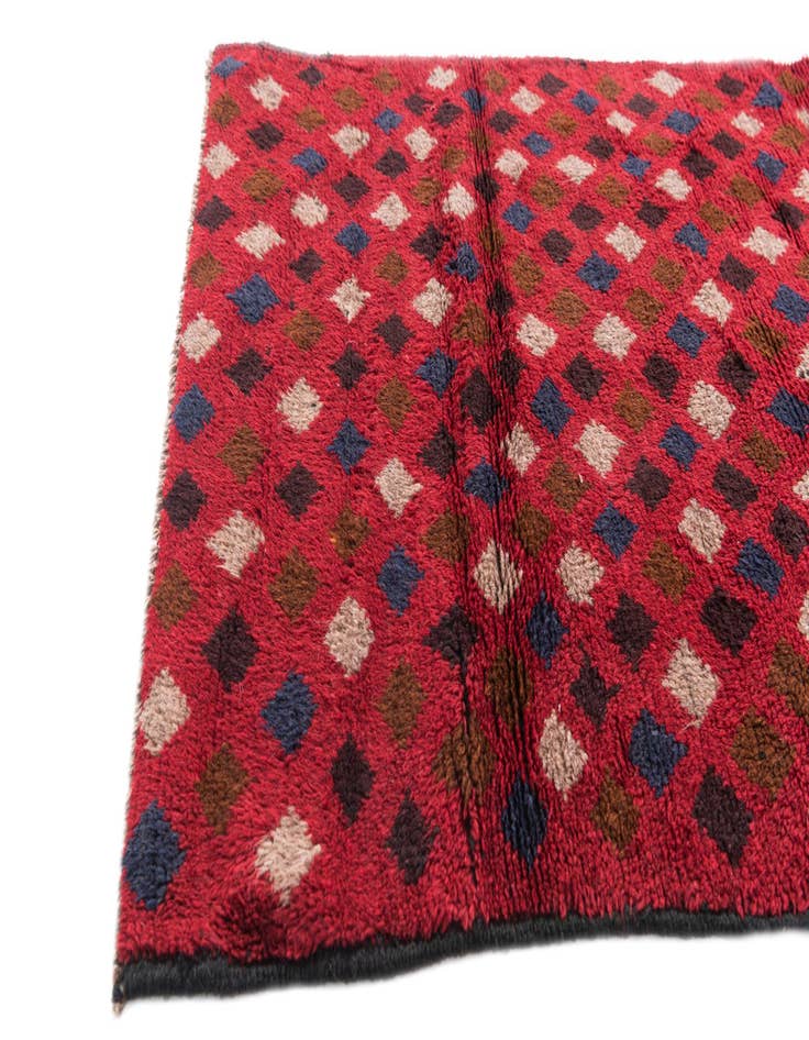 Detail image of 2' 10 x 4' 6 Hand Knotted Balouch Persian Wool Rug