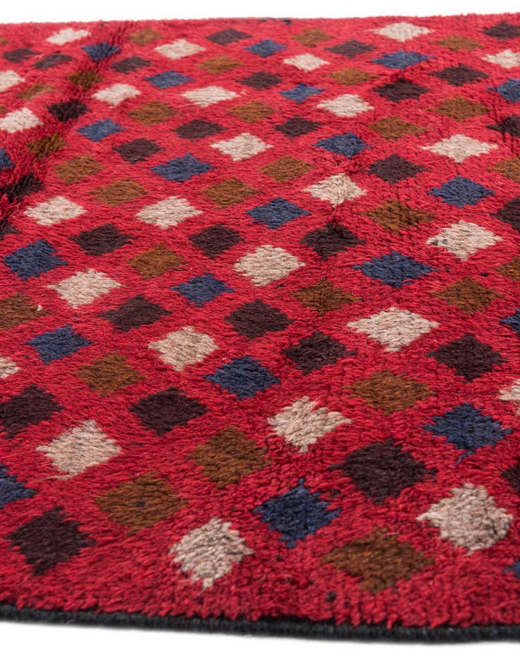 Detail image of 2' 10 x 4' 6 Hand Knotted Balouch Persian Wool Rug