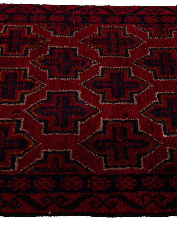 Detail image of  2' 10 x 4' 7  Hand Knotted Balouch Persian Wool Rug