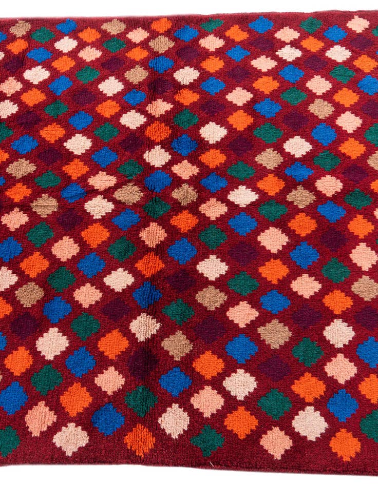 Detail image of  3' 10 x 6'  Hand Knotted Balouch Wool Rug