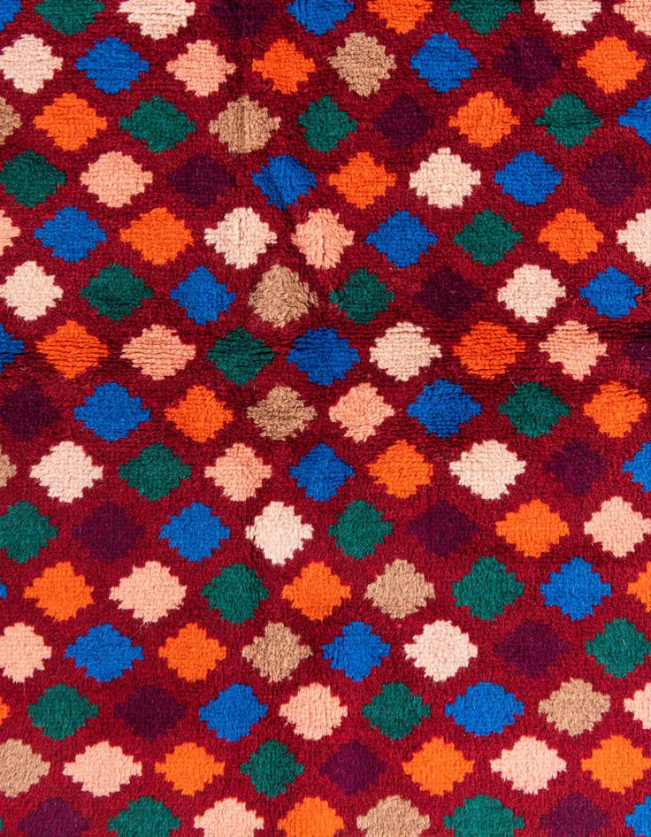 Detail image of  3' 10 x 6'  Hand Knotted Balouch Wool Rug