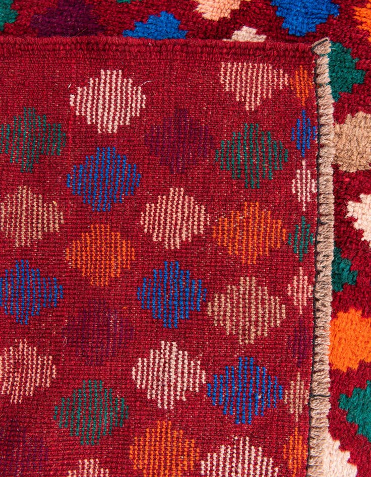 Detail image of  3' 10 x 6'  Hand Knotted Balouch Wool Rug
