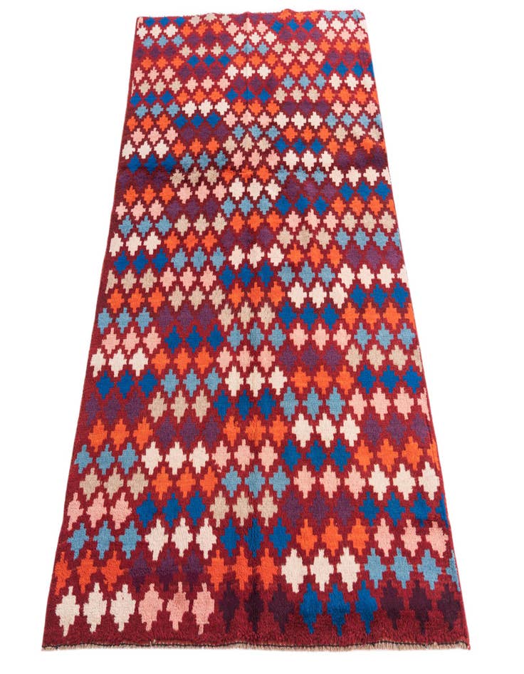 Detail image of  3' 7 x 5' 10  Hand Knotted Balouch Wool Rug