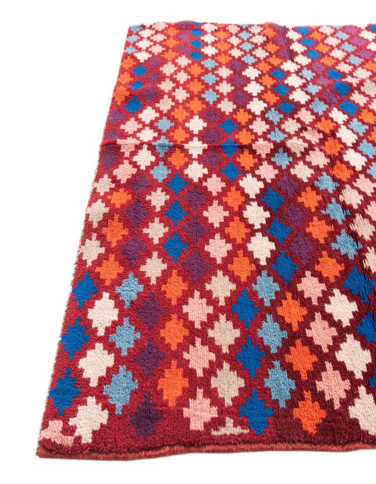 Detail image of  3' 7 x 5' 10  Hand Knotted Balouch Wool Rug