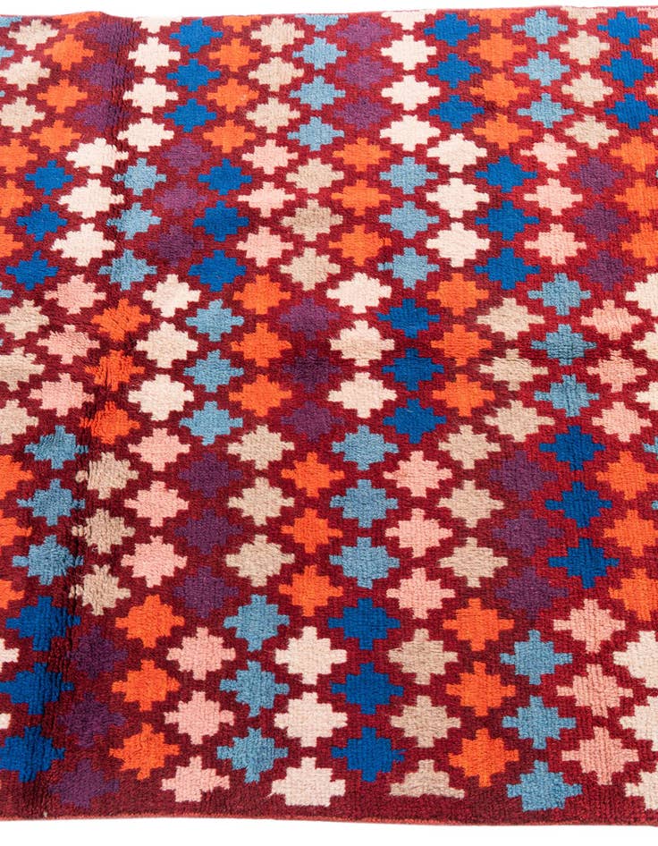 Detail image of  3' 7 x 5' 10  Hand Knotted Balouch Wool Rug