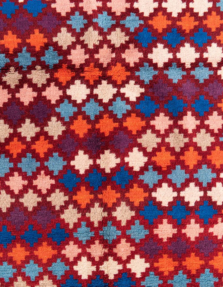 Detail image of  3' 7 x 5' 10  Hand Knotted Balouch Wool Rug