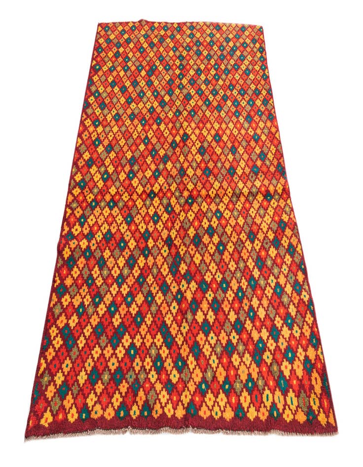 Detail image of  4' 1 x 5' 8  Hand Knotted Balouch Wool Rug