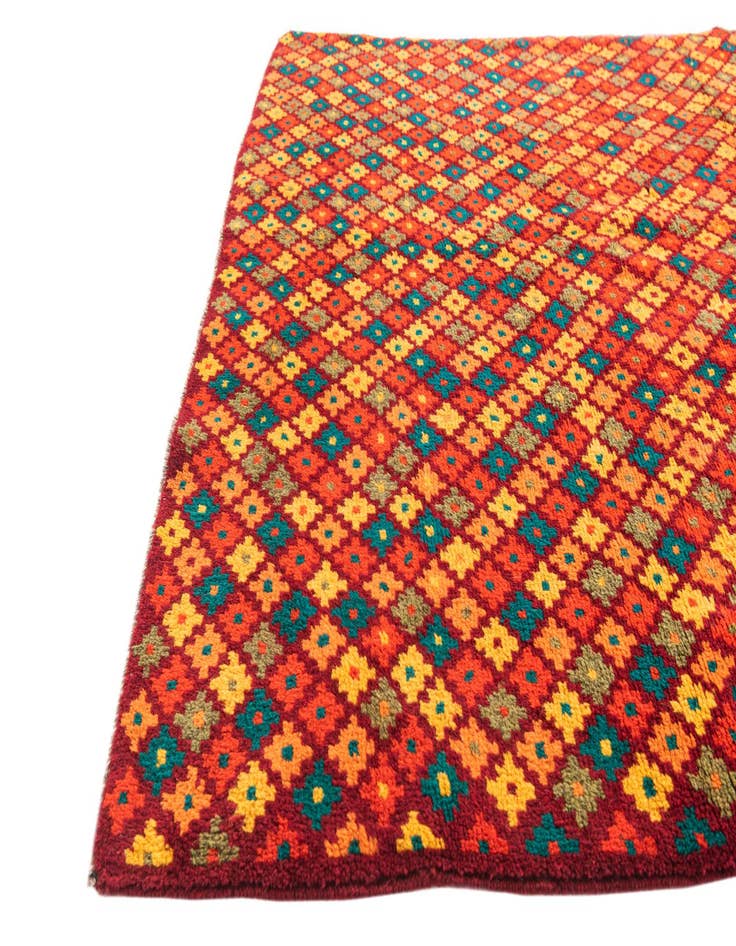 Detail image of  4' 1 x 5' 8  Hand Knotted Balouch Wool Rug