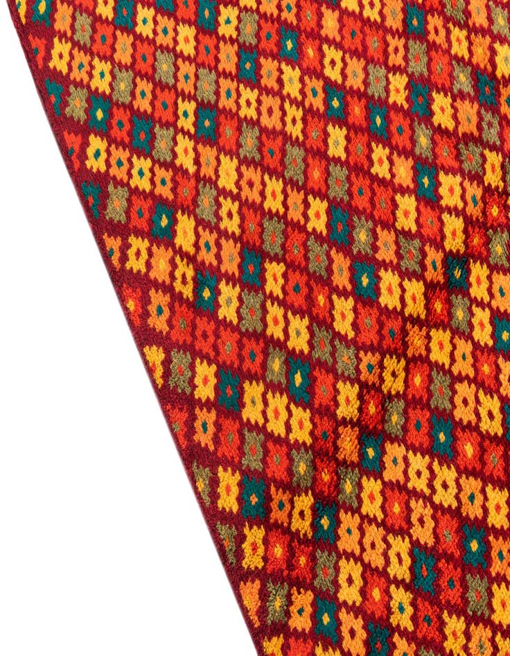 Detail image of  4' 1 x 5' 8  Hand Knotted Balouch Wool Rug