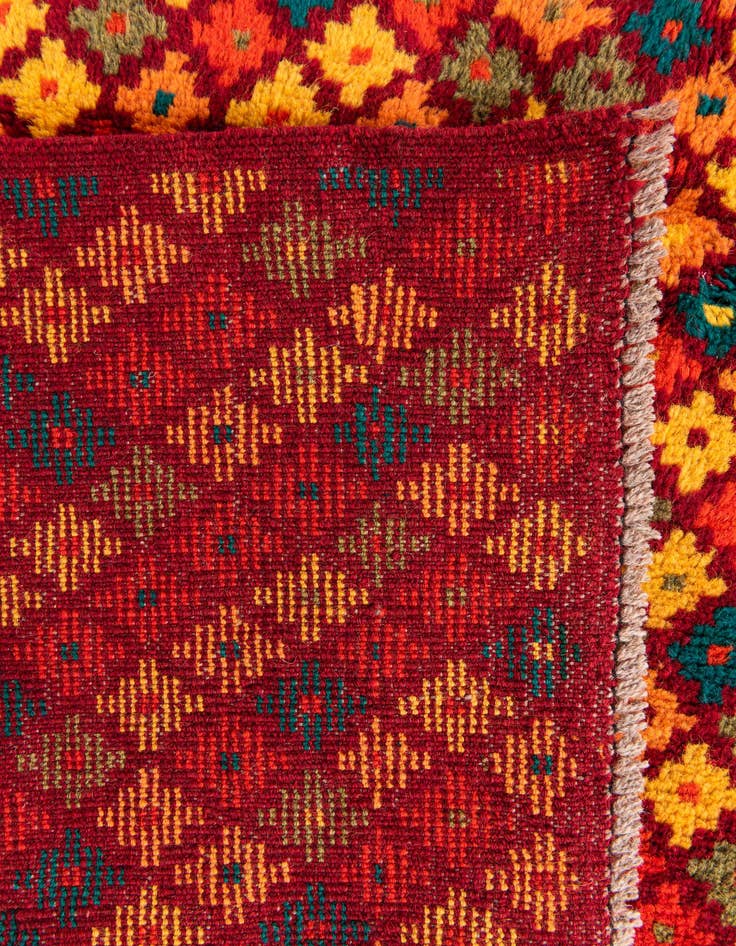 Detail image of  4' 1 x 5' 8  Hand Knotted Balouch Wool Rug