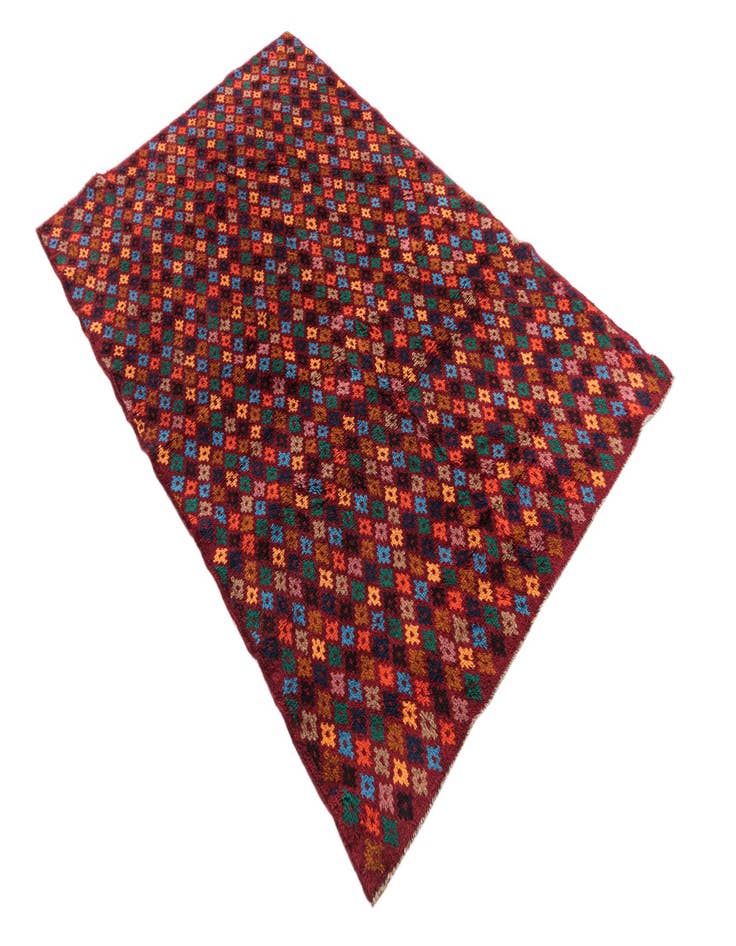 Detail image of  4' x 6'  Hand Knotted Balouch Wool Rug