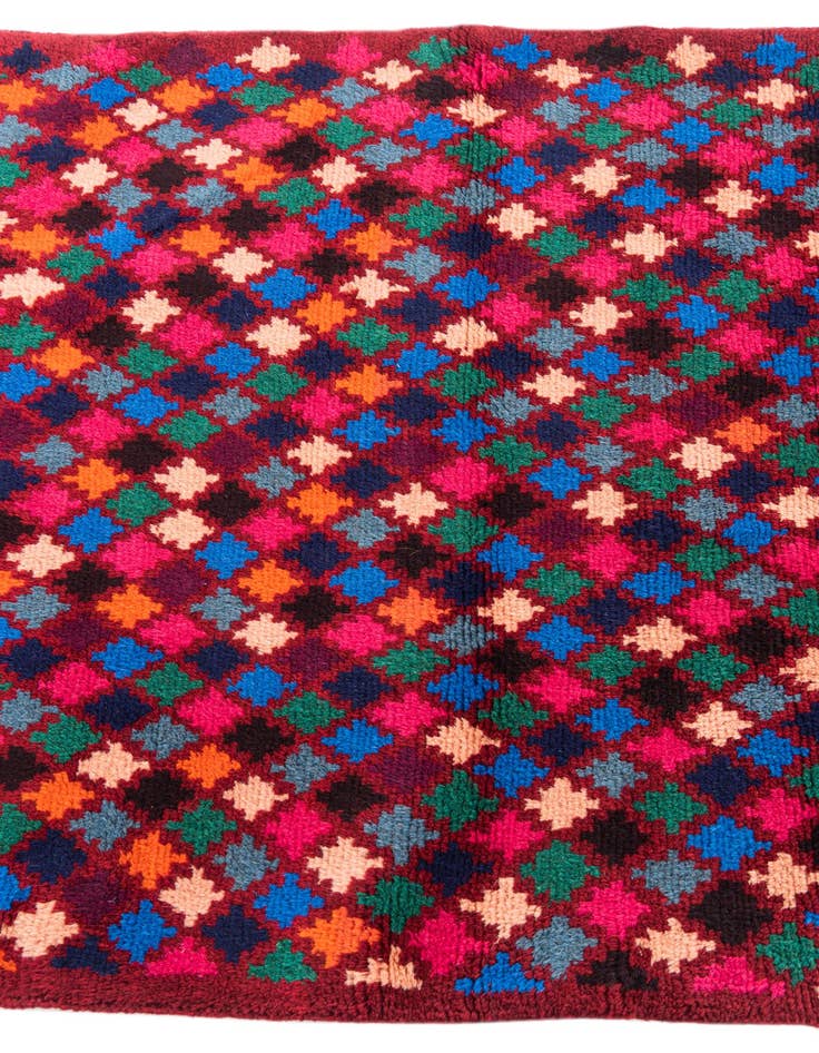 Detail image of  3' 1 x 4' 9  Hand Knotted Balouch Wool Rug