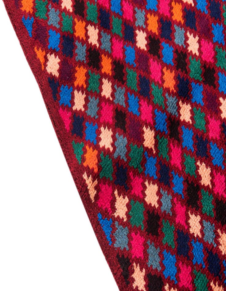 Detail image of  3' 1 x 4' 9  Hand Knotted Balouch Wool Rug