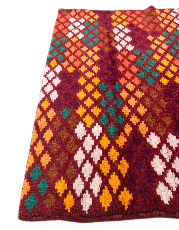 Detail image of  3' 1 x 4' 6  Hand Knotted Balouch Wool Rug