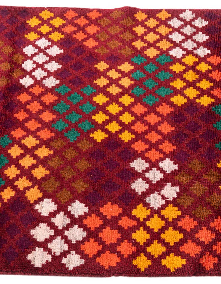 Detail image of  3' 1 x 4' 6  Hand Knotted Balouch Wool Rug