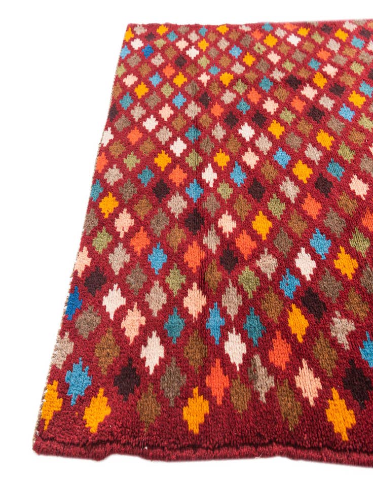 Detail image of  3' 1 x 4' 7  Hand Knotted Balouch Wool Rug