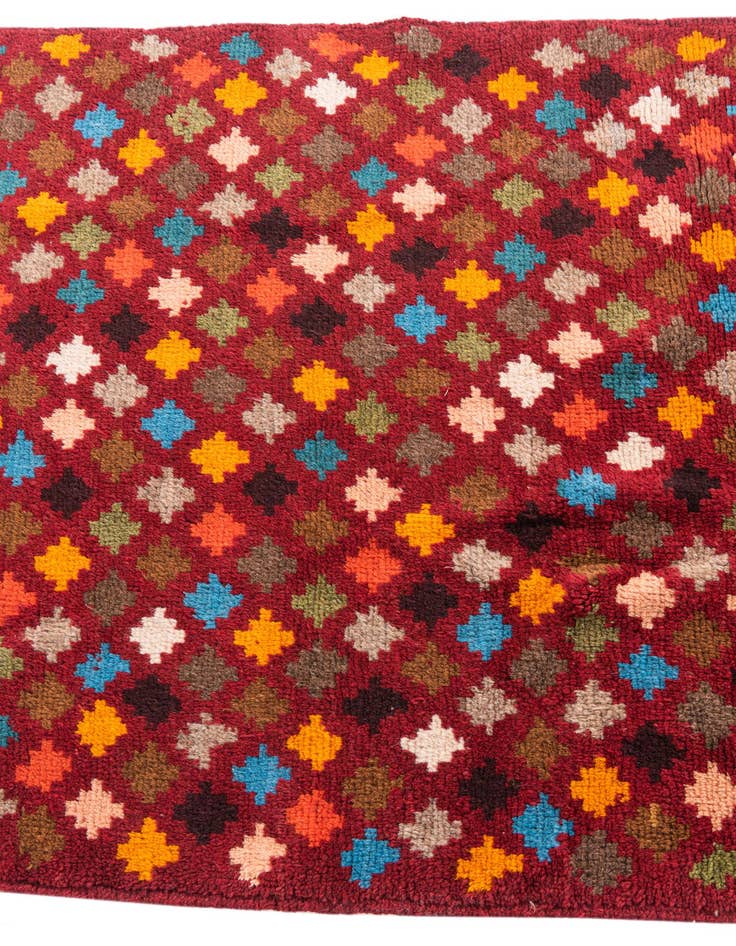 Detail image of  3' 1 x 4' 7  Hand Knotted Balouch Wool Rug
