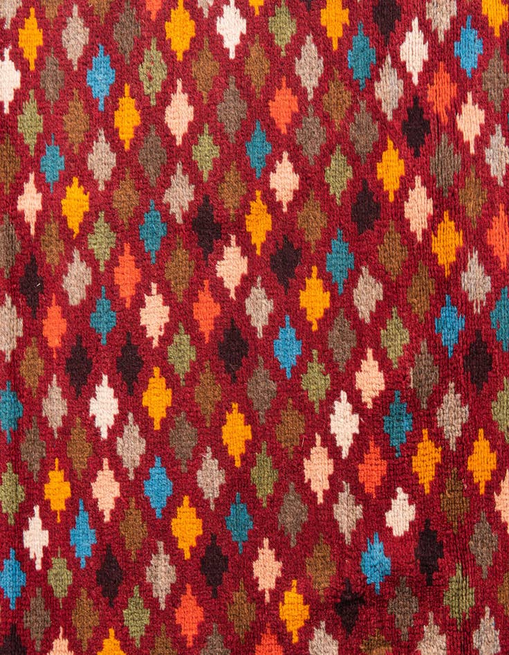 Detail image of  3' 1 x 4' 7  Hand Knotted Balouch Wool Rug