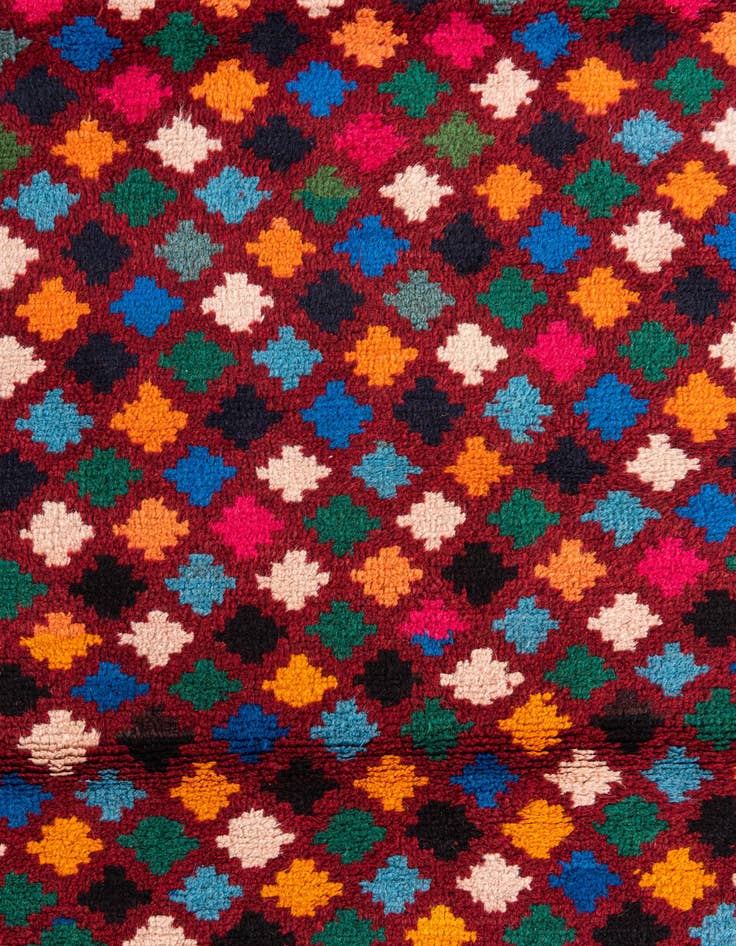 Detail image of  3' x 4' 7  Hand Knotted Balouch Wool Rug