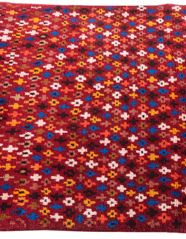 Detail image of  3' 1 x 4' 2  Hand Knotted Balouch Wool Rug