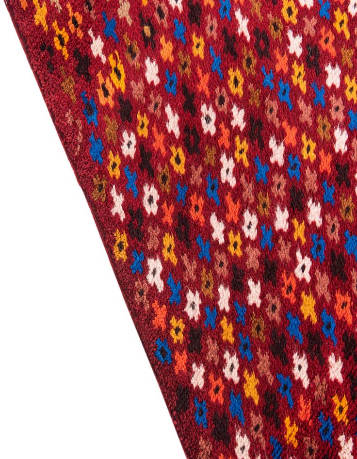 Detail image of  3' 1 x 4' 2  Hand Knotted Balouch Wool Rug