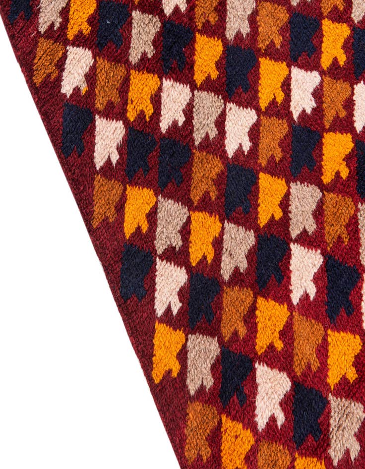 Detail image of  2' 9 x 4' 5  Hand Knotted Balouch Wool Rug