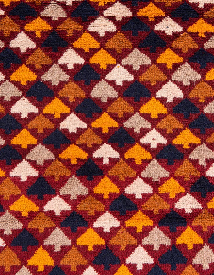 Detail image of  2' 9 x 4' 5  Hand Knotted Balouch Wool Rug