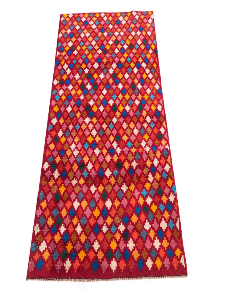 Detail image of  3' x 4' 7  Hand Knotted Balouch Wool Rug