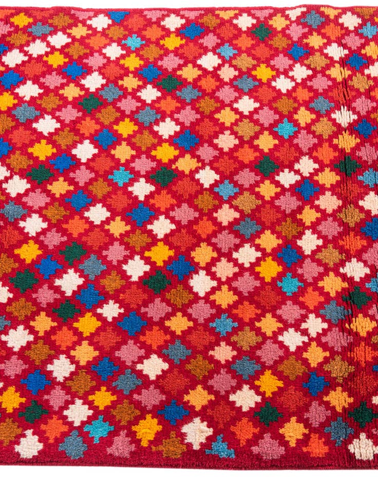 Detail image of  3' x 4' 7  Hand Knotted Balouch Wool Rug