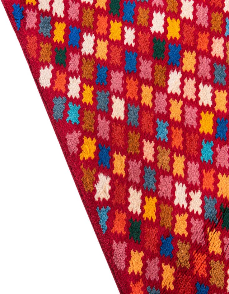 Detail image of  3' x 4' 7  Hand Knotted Balouch Wool Rug